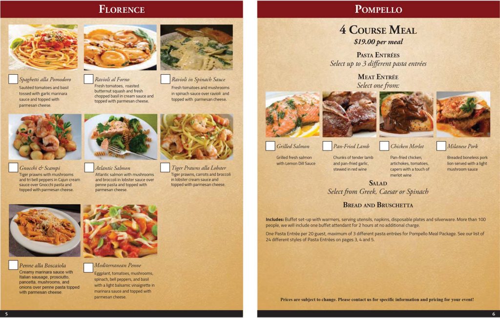 Ristorante DiPompello Italian Restaurant Coupons Italian Specials
