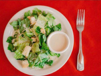 Authentic Italian caesar salad at Restaurant Di Pompello in Portland OR"